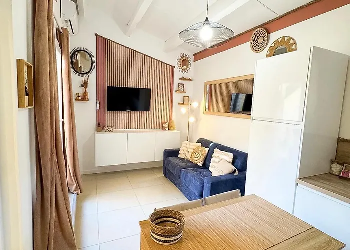 Апартаменты Le Parfum- Cosy Avec Parking Terrasse & Clim Агд